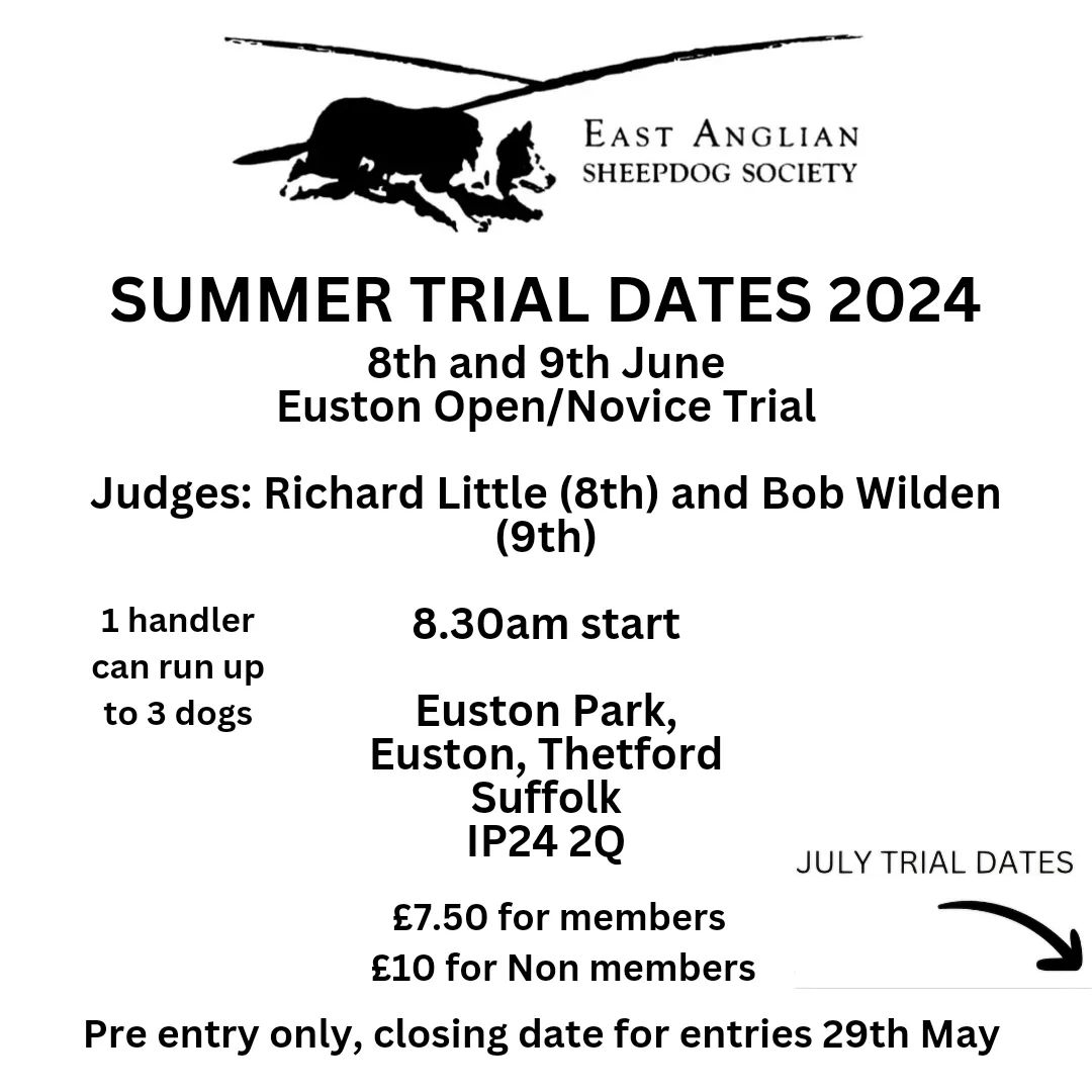 Euston Trial Entries Closing Soon!